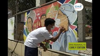 GMA Regional TV Early Edition: #Pampa-GoodVibes Masobra 100 ka Pamatan-on Nag-ubra sang Mural