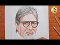 wow amitabh bachchan realistic drawings by sri lankan talented artist