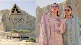 Adan Libas Premium Lawn SS'25 | Adan Libas Unstitched Summer Inspired Premium Lawn Collection'25 |