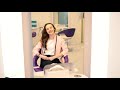 woman sitting in a chair at the beauty salon