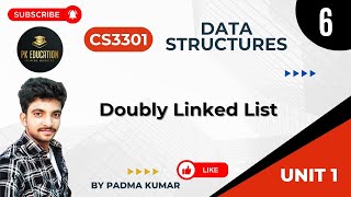 Doubly Linked List | Data Structures | CS3301 | Anna university R2021 in Tamil