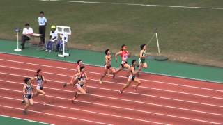 2012近畿高校総体 陸上 女子100m決勝