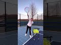 사이드스핀 커브 극복 몸이 측면을 향하는 킥서브연습법 정진화테니스레슨 테니스 juniortennis tennis sports