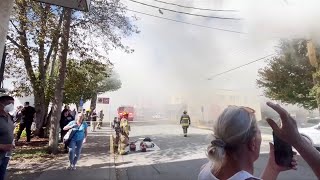 'I'm heartbroken': Historic downtown Duncan building goes up in flames
