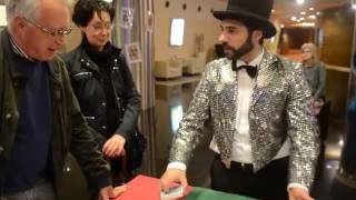 Dario Cage De Remigis performing card tricks @Hitstars Live Nova Gorica, April 2016 part 2