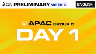 [English] SWC2022 ASIA-PACIFIC Preliminary Group C Day 1 | Summoners War | 서머너즈워