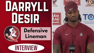 FSU Freshman EDGE Darryll Desir talks his game, playing with twin brother at FSU Football | Warchant