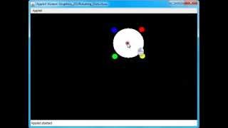 Java : 2D Graphics.Rotating Dots - Netbeans