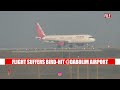 air india flight suffers bird hit at dabolim airport