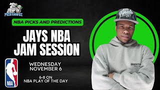 NBA Picks & Predictions Wednesday 11/6/24 | Jay's NBA Jam Session