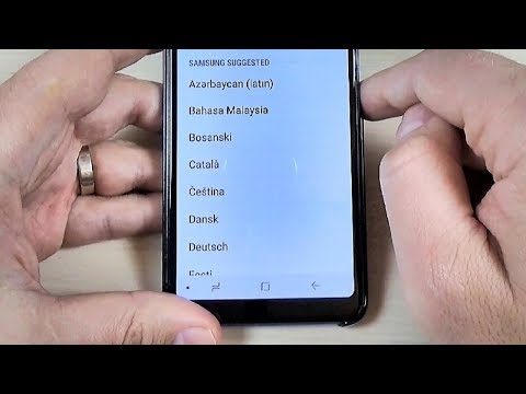 Samsung Galaxy A7 & A9 (2018) - How to Change The Language Settings Samsung Galaxy A7 & A9 (2018) - How to Change The Language Settings