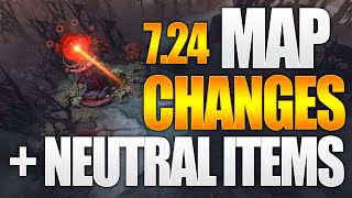 Dota 2 Patch 7.24 Map Changes and Neutral Items