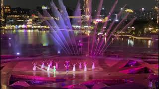 Shenzhen happy coast water show theater, the most beautiful fireworks