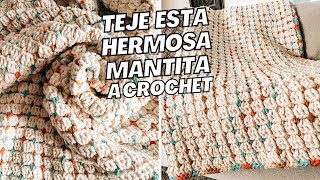 Mantita Cloud tejida a Crochet - Tutorial PASO A  PASO | Danii's Ways