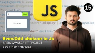 Even Odd Number Checker Using HTML CSS JavaScript | Beginner JavaScript Project #javascript #coding