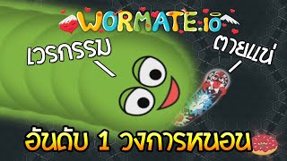 หนอนเลื้อยลงบ่อ | Wormate.io (เกมหนอน)