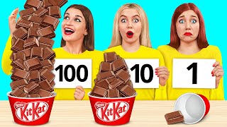 100 Layers of Food Challenge | Crazy Challenge by TeenDO Challenge