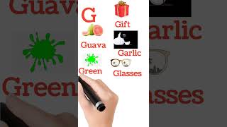 #G alphabet words with pictures #G letter example #Shanvi education video #Shorts#Treanding