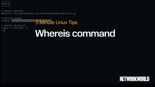 How to use the Whereis command