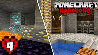 Let's Play Minecraft Hardcore | Mining Diamonds! Episode 4