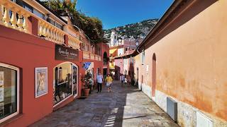 4K 60fps Villefranche-sur-Mer France walking tour