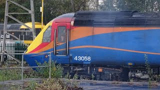 LSL' s 43058 + 43059 Arriving At Crewe On The First LSL HST Test Run