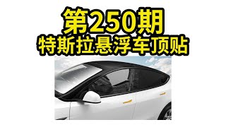 2023.3.16 第250期 特斯拉悬浮车顶贴【modelY】