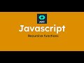 Recursive Function in Javascript