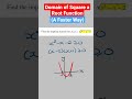 Find The Implied Domain of a Square Root Function (Quadratic Example) | Maths Methods