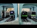 2022年6月3日 今日の鉄道模型動画【複々線】 e231系500番台 e235系 e233系7000番台 e259系