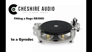 Fitting a Rega RB3000 arm  to a Michell Gyrodec Turntable and basic suspension set up