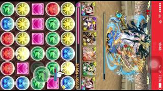 【パズドラ】チャレンジダンジョン！ Lv.7 ノーコン ハトホルPT