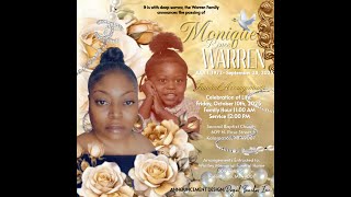 Celebration of Life for Monique Renee Warren 10.10.2025