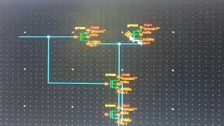 nand schematic design using CADENCE VIRTUOSO