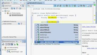 Java Training | Java 1.7 Switch Statement using Strings and Enumerations