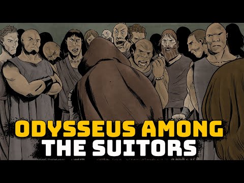 Who discovers Odysseus in the woods and takes care of him?