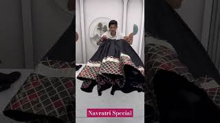 Latest Navratri Garba Ready to Wear Black Chaniya Choli #trending #shorts #navratri