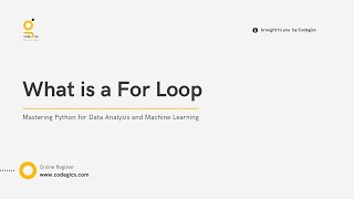Module 3: What is a For Loop