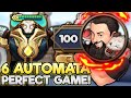 6 Automata - My First Mr. 100 of Set 13!! | TFT Into the Arcane | Teamfight Tactics