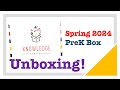 Knowledge Crate Unboxing | Spring 2024 | Preschool 🍎🐛🦋