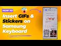 🖼️ How to Insert GIFs & Stickers on Samsung Keyboard | Samsung Galaxy S25/S25+/Ultra