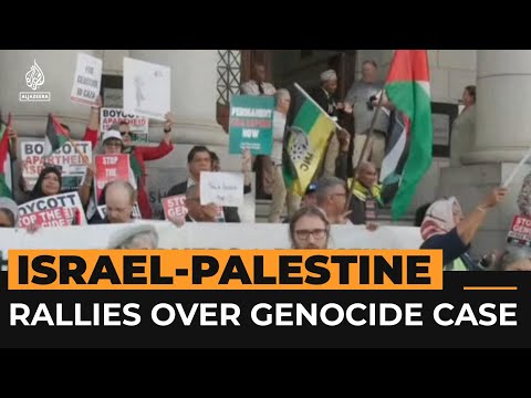 Protesters Rally Outside Court Hearing On Gaza Genocide Case - The ...