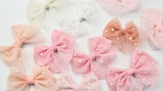 laço de luxo feito com sobras de tule  - Pap - DIY- Idéias pra vc lucrar muito