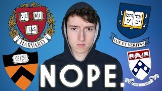Why You SHOULDN'T Apply to an Ivy League School | What Nobody Will Tell You (2019)