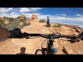 Moab, UT Mountain Bike Ride on Navajo Rocks Trail