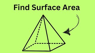 Finding the surface area of a pyramid-Geometry Help