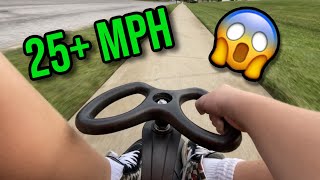 25 MPH PLASMACAR HILLBOMB ON SIDEWALK