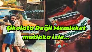 Alman market zinciri Aldi'nin Nussknacker çikolatası reklamı. Çikolata değil Memleket