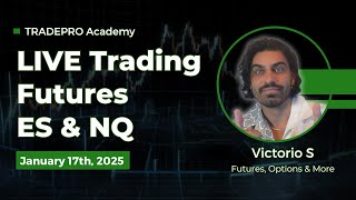 Jan 17: LIVE Futures Trading Stream (ES, NQ)