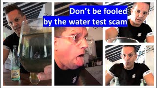 Don't be fooled by this water test scam: Water Electrolyzer and the scare tactic